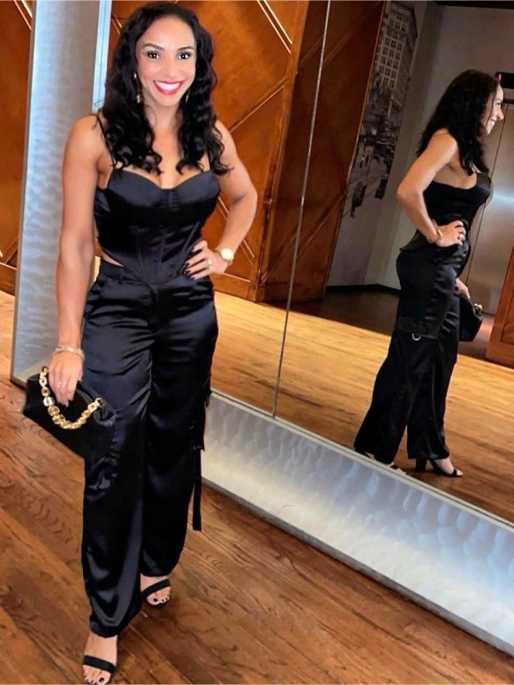 Black Wide Leg 2 piece